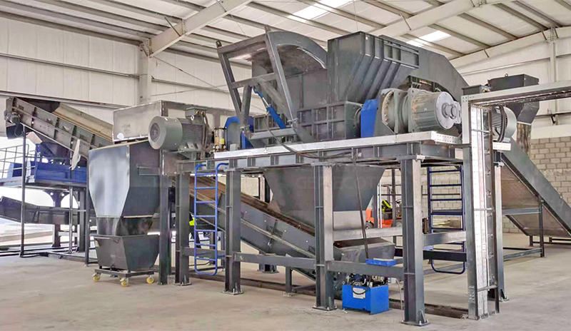 双轴工业废料撕碎机