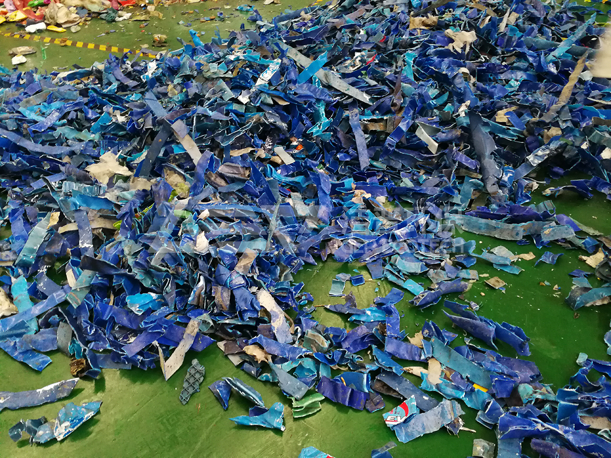 塑料破碎后成品